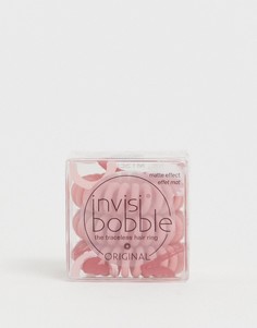 Розовые резинки для волос с матовым эффектом invisibobble ORIGINAL-Розовый