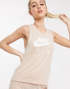 Майка с логотипом Nike Running Air-Черный