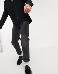 Черные прямые джинсы до щиколотки ASOS DESIGN-Черный