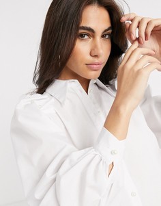 Белая рубашка River Island-Белый
