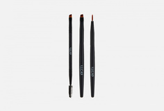 Набор кистей для бровей 3 шт Lucas Cosmetics