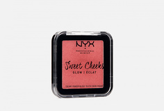 Сияющие прессованные румяна для лица Nyx Professional Makeup