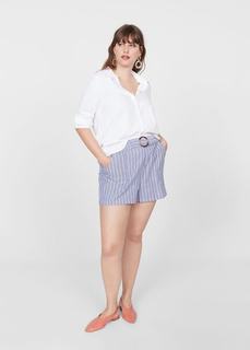 Хлопковые шорты в полоску - Small Mango