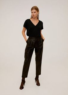 Футболка с металлизированной нитью - Font6 Mango