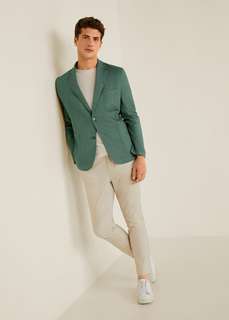 Пиджак slim fit 100% лен - Bislave Mango