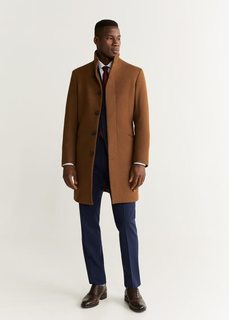 Пальто Tailored из шерсти - Funnel Mango