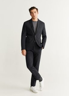 Пиджак slim fit из технологичной ткани - Esaoira Mango