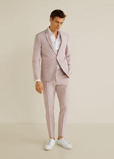 Костюмные брюки super slim fit сирсакер - Peso Mango