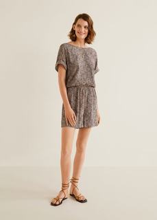 Короткий комбинезон с узлом - Bow Mango