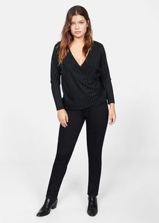 Футболка в полоску с запáхом - Bryan Mango