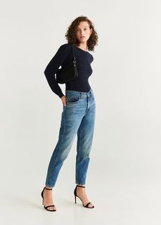 Джемпер в рубчик металлик - Amperio Mango