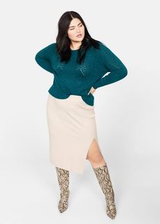 Джемпер с ажурным узором - Iria Mango
