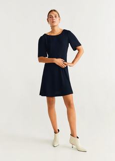 Короткое платье с поясом - Jaipur Mango