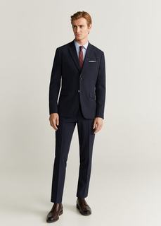 Рубашка Tailored slim fit в полоску - Albesa Mango