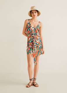 Мини-юбка с тропическим принтом - Tropic-i Mango