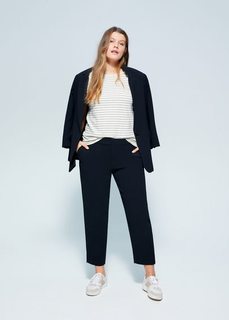 Укороченные брюки slim-fit - Leonor6 Mango