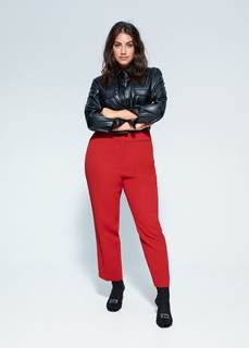Укороченные брюки slim-fit - Vanila Mango