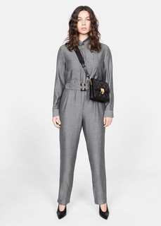 Длинный комбинезон с ремешком - Grisaceo Mango