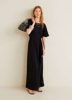 Длинное платье с бантом - Aribau-a Mango