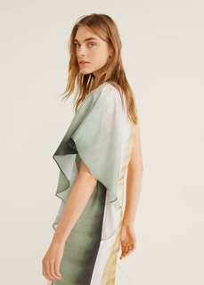 Асимметричное платье tie-dye - Tie Mango