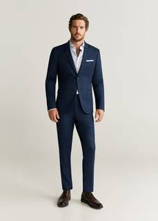 Костюмный пиджак super slim-fit в клетку - Paulo Mango