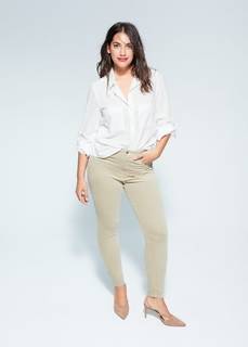 Хлопковая рубашка с пуговицами - Plana6 Mango