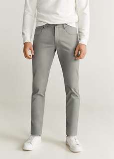Брюки в стиле джинсов slim fit из саржи - Pisa6 Mango