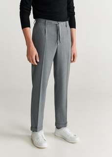 Брюки tapered fit с защипами - Nolan-i Mango
