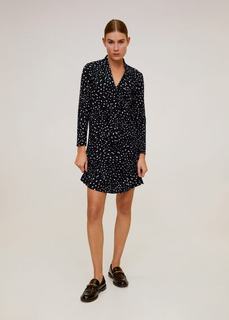 Короткое платье с принтом - Veldu6 Mango
