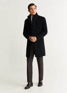 Пальто Tailored из шерсти - Funnel Mango