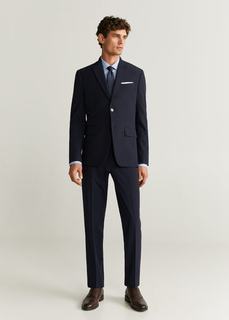Приталенная рубашка Tailored с принтом - Pere Mango
