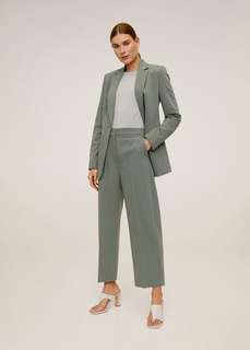 Укороченные костюмные брюки - Office6 Mango