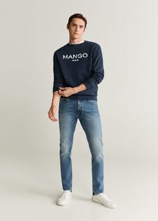 Хлопковый свитшот с логотипом - New-h Mango