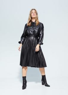 Рубашка из искусственной кожи - Nil Mango