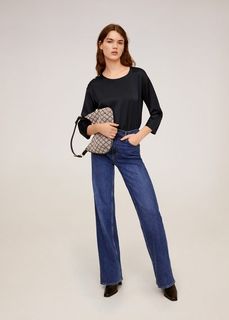 Футболка с пуговицами на плече - Chemadi6 Mango