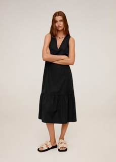 Платье с воланом внизу - Holiday-x Mango