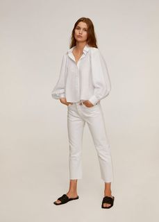 Рубашка с рукавами-фонариками - Balo Mango