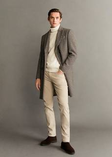 Твидовое пальто Tailored из шерсти - Scott Mango