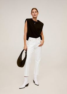 Укороченные джинсы straight fit - Havana Mango
