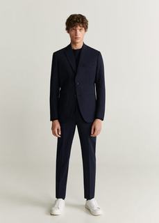 Костюмный пиджак slim fit из шерсти - Travel Mango