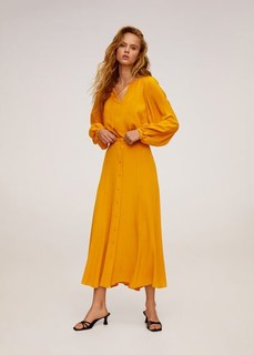 Струящаяся блузка с рукавами-фонариками - River-a Mango