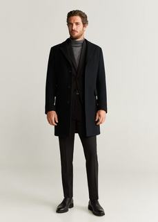 Пальто Tailored из шерсти с лацканами - Arizona6-i Mango