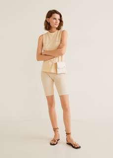 Футболка с вышитой надписью - Detail Mango