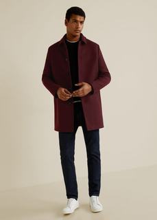 Пальто Tailored из шерсти - Pez Mango