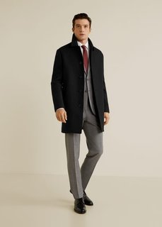Пальто Tailored из шерсти - Pez Mango