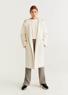 Пальто с капюшоном, с шерстью - Juliana Mango