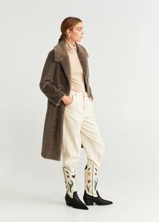 Шуба с карманами - Vintage Mango