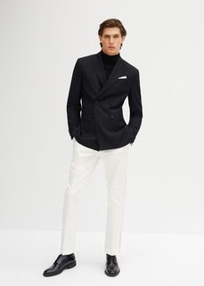 Двубортный костюмный пиджак slim fit - Cruzada Mango