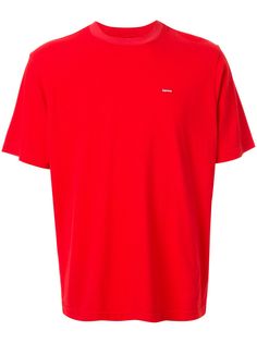 Supreme футболка из пике с логотипом