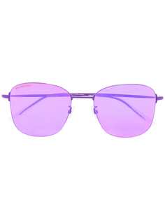 Balenciaga Eyewear солнцезащитные очки Invisible в квадратной оправе